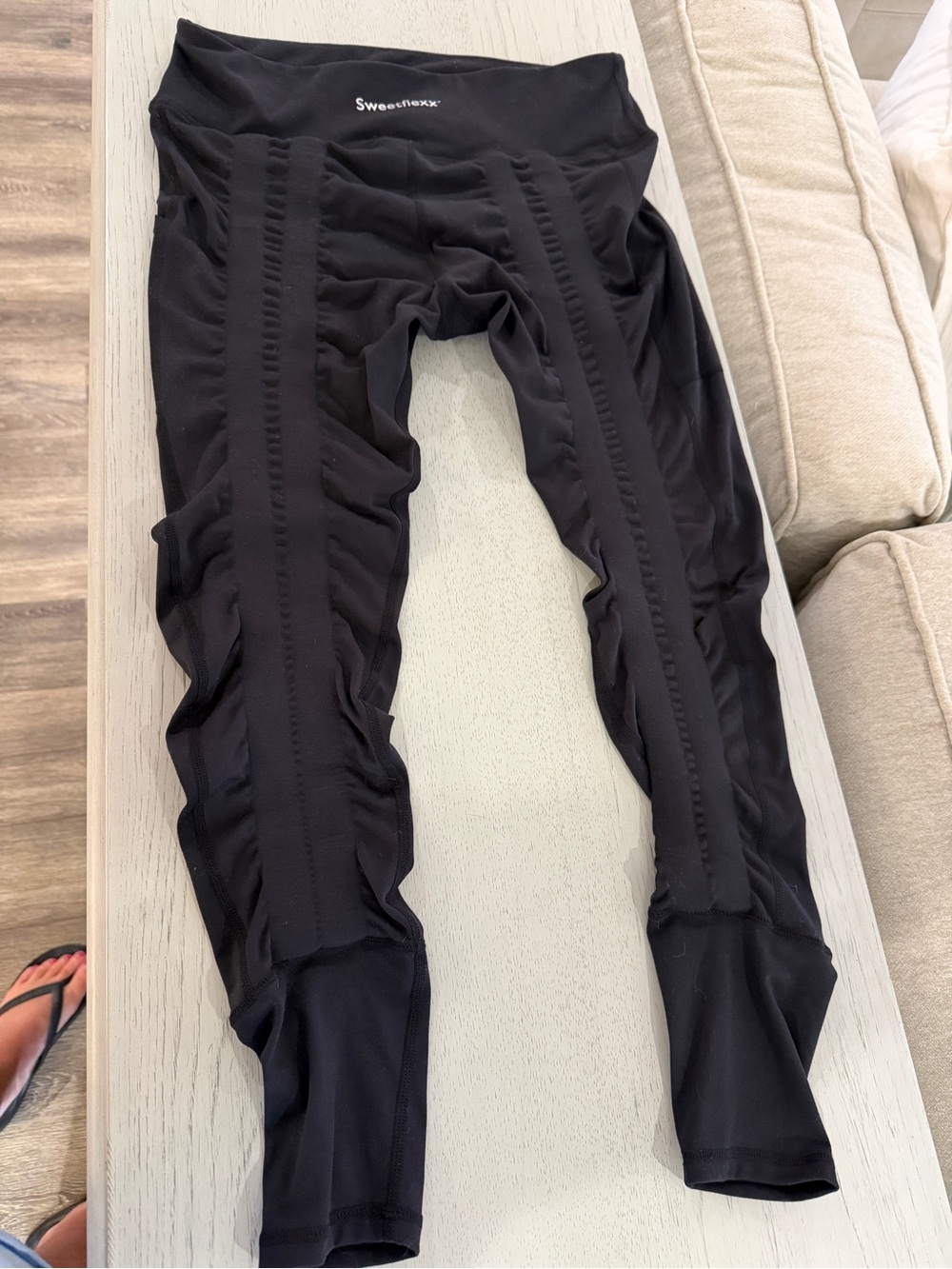 SWEETFLEXX RESISTANCE  LEGGINGS w/Pockets SZ 10